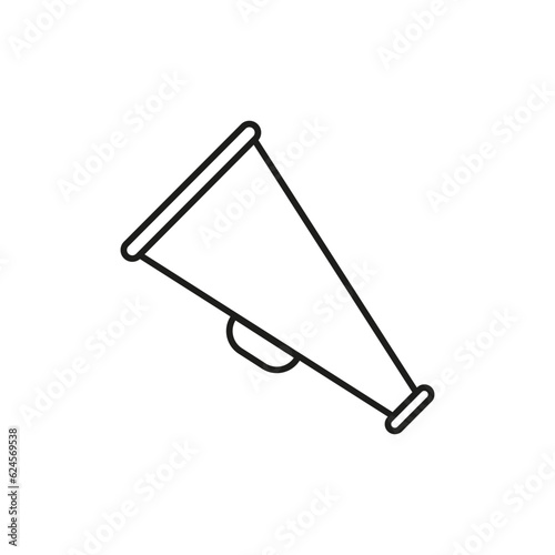 Megaphone outline icon. Vector illustration. EPS 10.