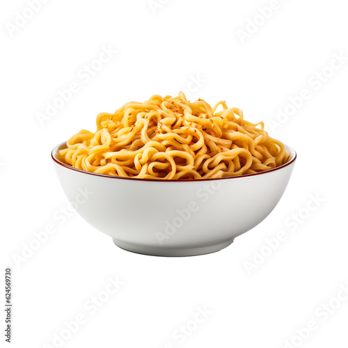 bowl of noodles isolated on transparent background