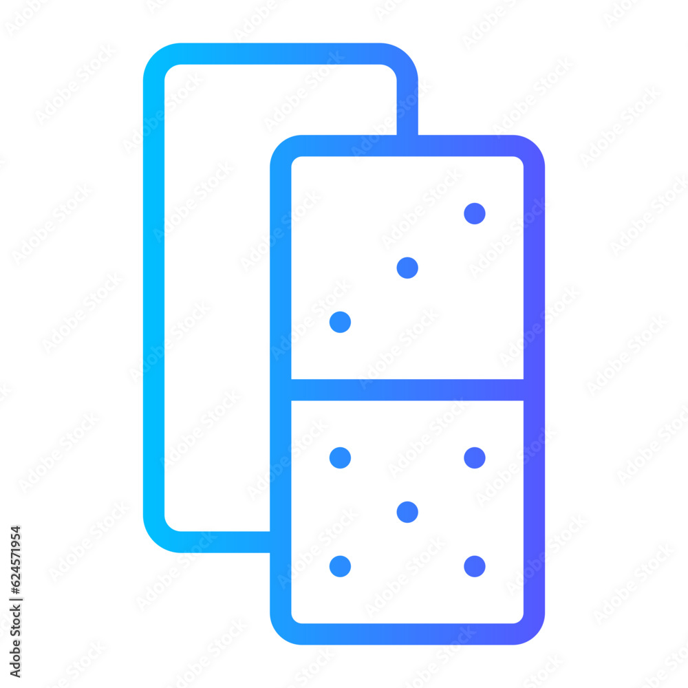 domino gradient icon domino gradient icon