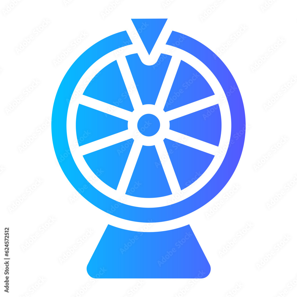 roulette gradient icon roulette gradient icon