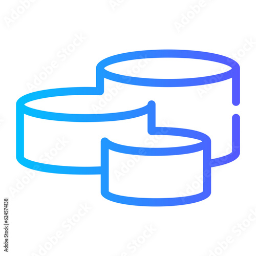 podium Line Gradient Icon