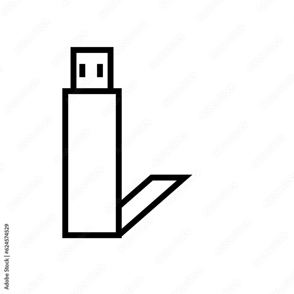 Obraz premium Usb Flash Drive Icon