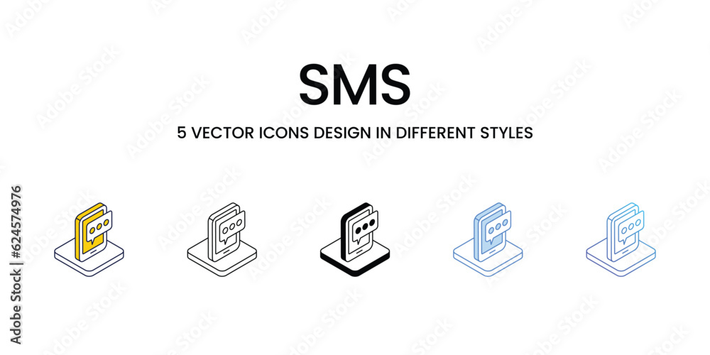 Sms Icon Design in Five style with Editable Stroke. Line, Solid, Flat Line, Duo Tone Color, and Color Gradient Line. Suitable for Web Page, Mobile App, UI, UX and GUI design. Sms Icon Design in Five style with Editable Stroke. Line, Solid, Flat Line, Duo Tone Color, and Color Gradient Line. Suitable for Web Page, Mobile App, UI, UX and GUI design.