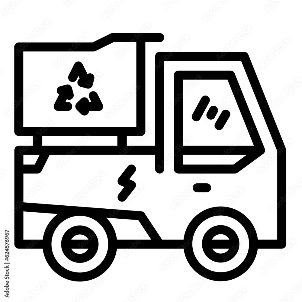 Electric garbage trucks