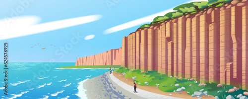 Scenic Columnar Basalt landscape