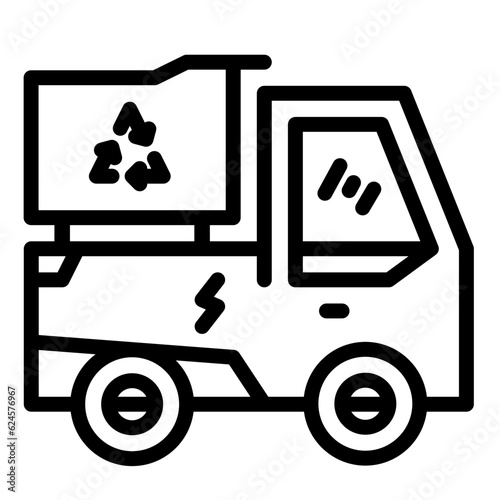 Electric garbage trucks