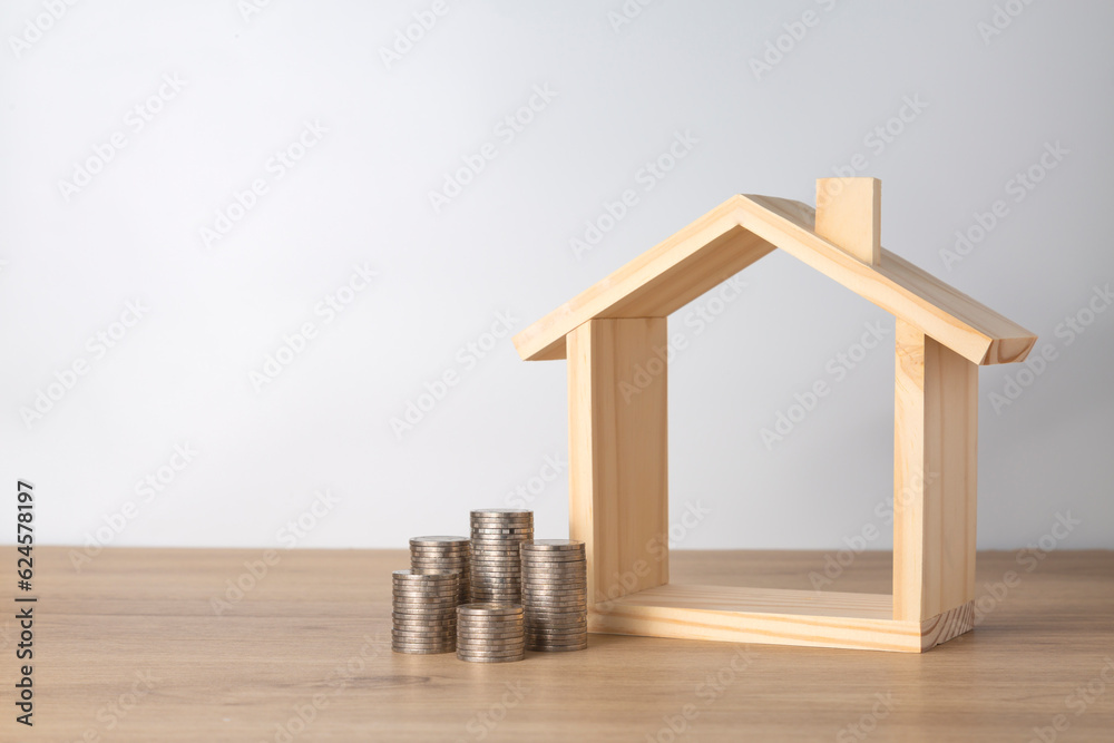 The concept of the growth trend of real estate business and increase in real estate investment The concept of the growth trend of real estate business and increase in real estate investment