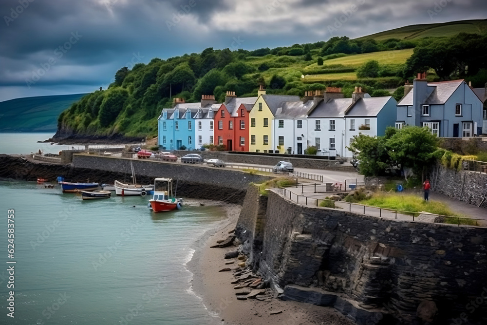 houses on the coast