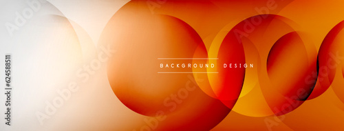 Abstract background - geometric composition created with lights and shadows. Technology or business digital template