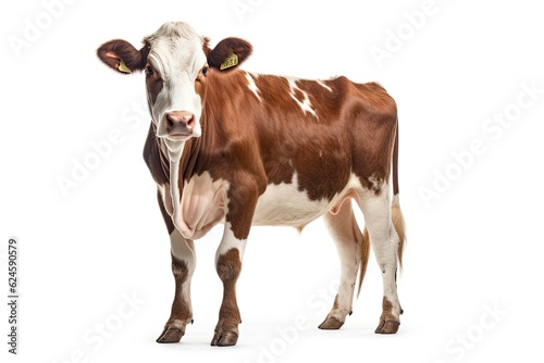 Cow isolated on white background © twilight mist