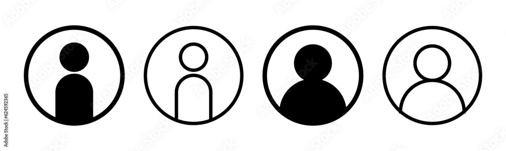 User Icon set illustration. person sign and symbol. people icon. User Icon set illustration. person sign and symbol. people icon.