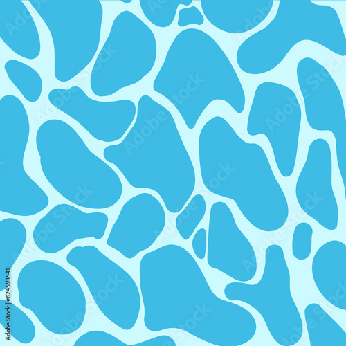 Swimming pool water ripple square vector background for banner,card.