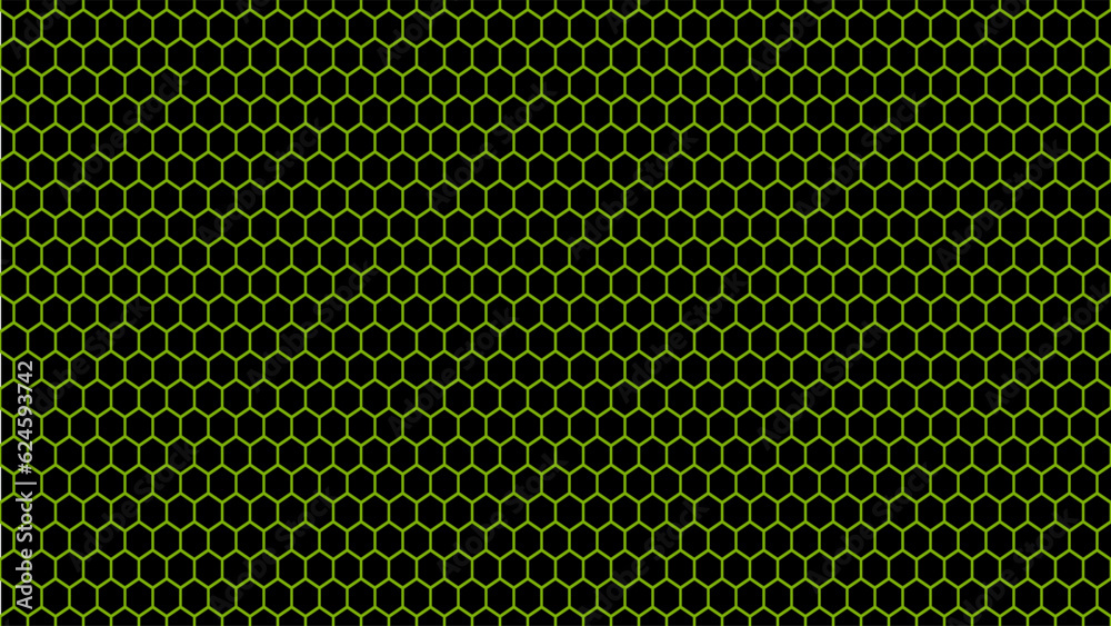 vector random hexagon, honeycomb, clover pattern background