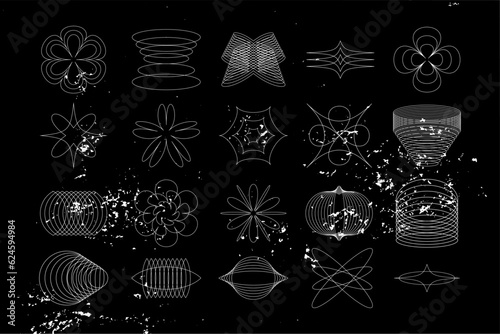 Futuristic Abstract Wire Lines