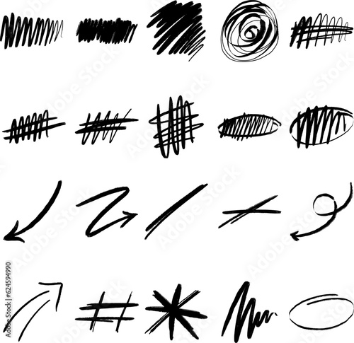 Abstract Hand Drawn Scribble