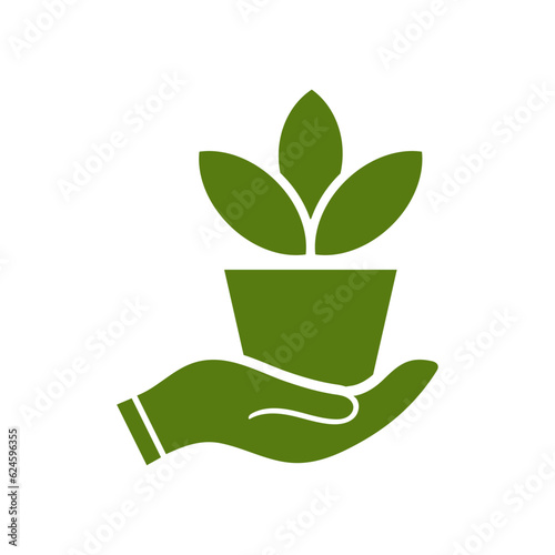 Agriculture and tree planting logo design.