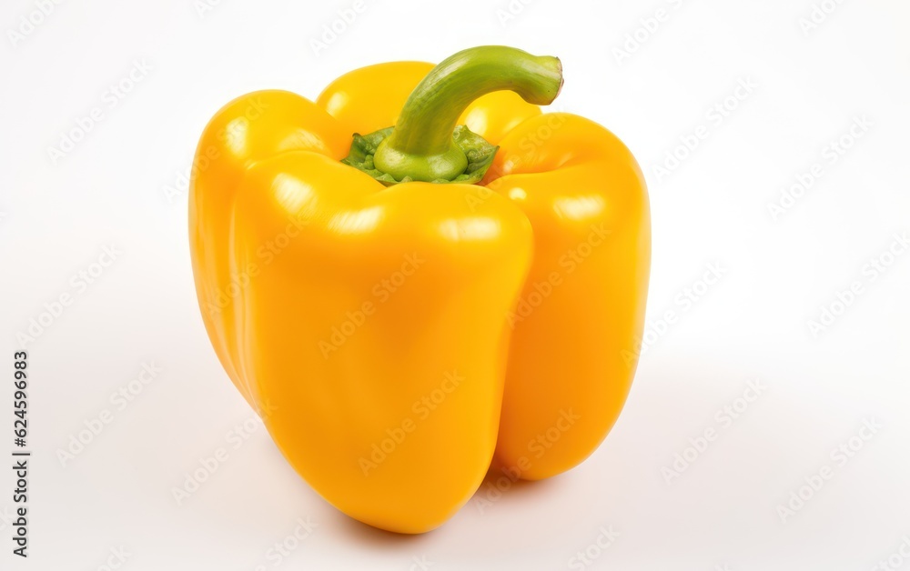 fresh bell pepper isolated on white background fresh bell pepper isolated on white background