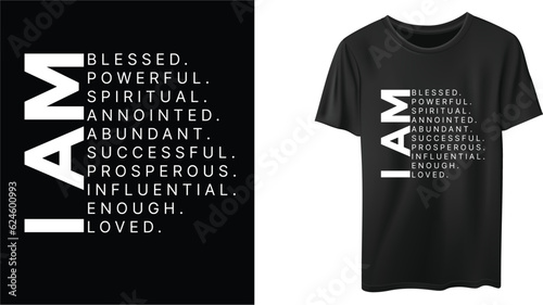 about I am T shirt design template