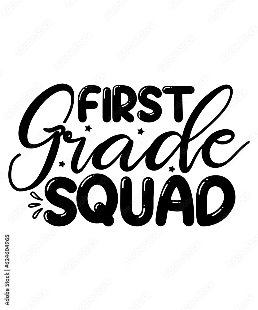 Obraz premium Teacher Svg, monogram svg, school bus svg, Book, 100th days of school, Kids Cut Files for Cricut, Silhouette, PNG,, Back To School SVG, First Day Of School Svg, School Svg, Second Grade Svg, First Gra