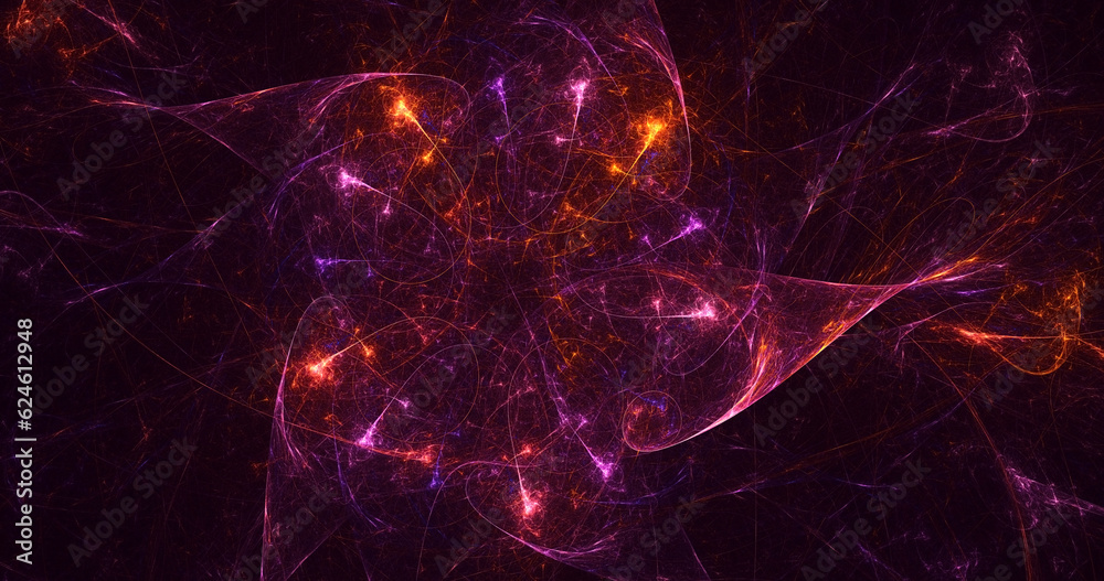 Fototapeta premium 3D rendering abstract round light background