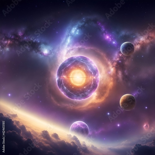 Supernova and planet