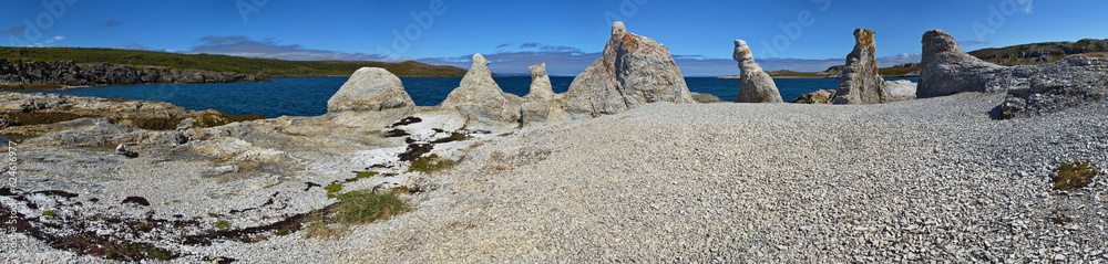 Rock formation The Trolls of Trollholmsund at Porsanger Fjord, Troms og Finnmark county, Norway, Europe
Rock formation The Trolls of Trollholmsund at Porsanger Fjord, Troms og Finnmark county, Norway, Europe