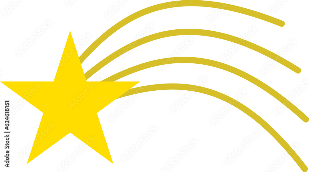 Obraz premium gold star