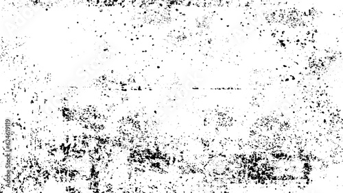 black chaotic spots texture background. Dust, rubbish, dirt isolated on white background. 