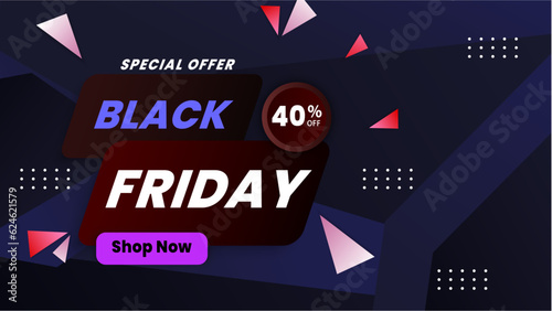 Black Friday sale, shopping poster. Design template for advertising shopping, flyer, closeout on thanksgiving.