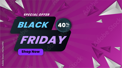 Black Friday sale, shopping poster. Design template for advertising shopping, flyer, closeout on thanksgiving.