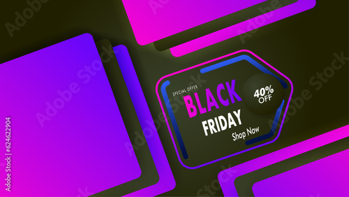 Abstract vector black Friday vector illustration. halftone dot versus comic. Comics book template background. Pop art colorful backdrop.
