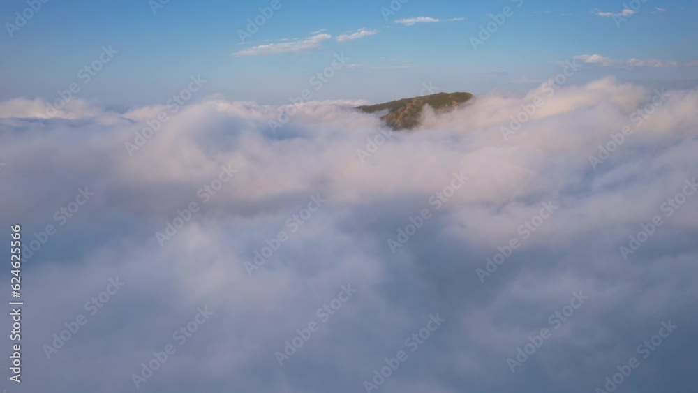 Peak clouds above Peak clouds above