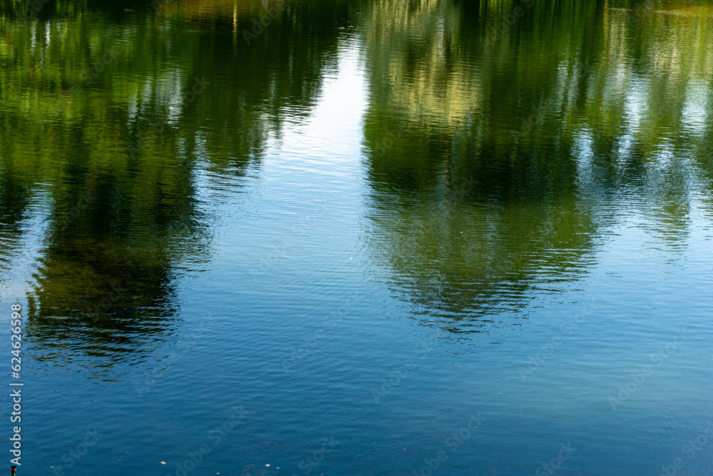 Abstract reflections of water with ripples Abstract reflections of water with ripples