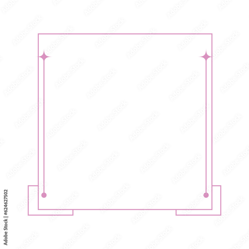 Minimalist Monoline Aesthetic Frame Minimalist Monoline Aesthetic Frame