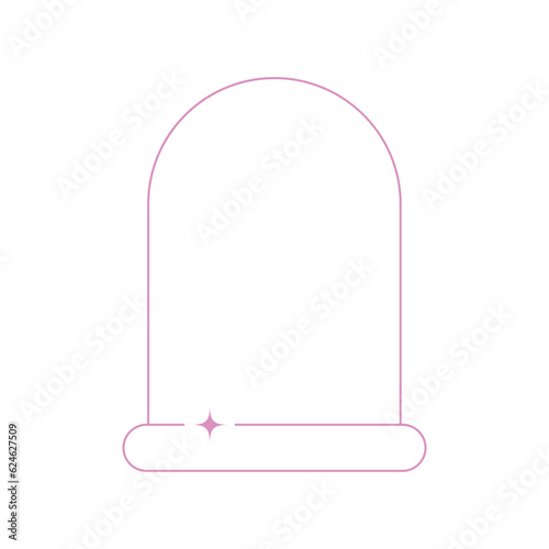Minimalist Monoline Aesthetic Frame