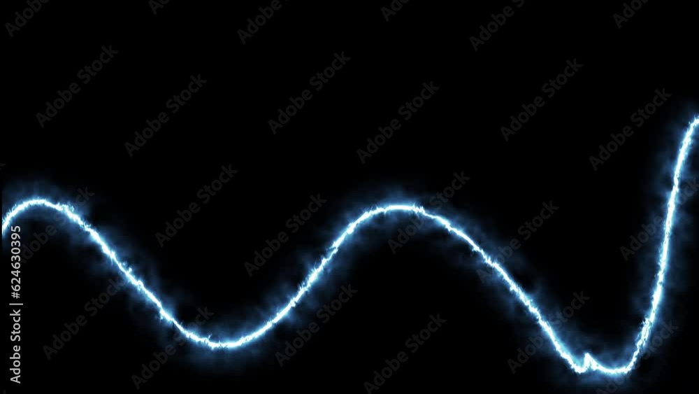 Animated Lightsaber in Multicolored smooth-moving animation light on black background in 4k 60fps. Easy to use.
