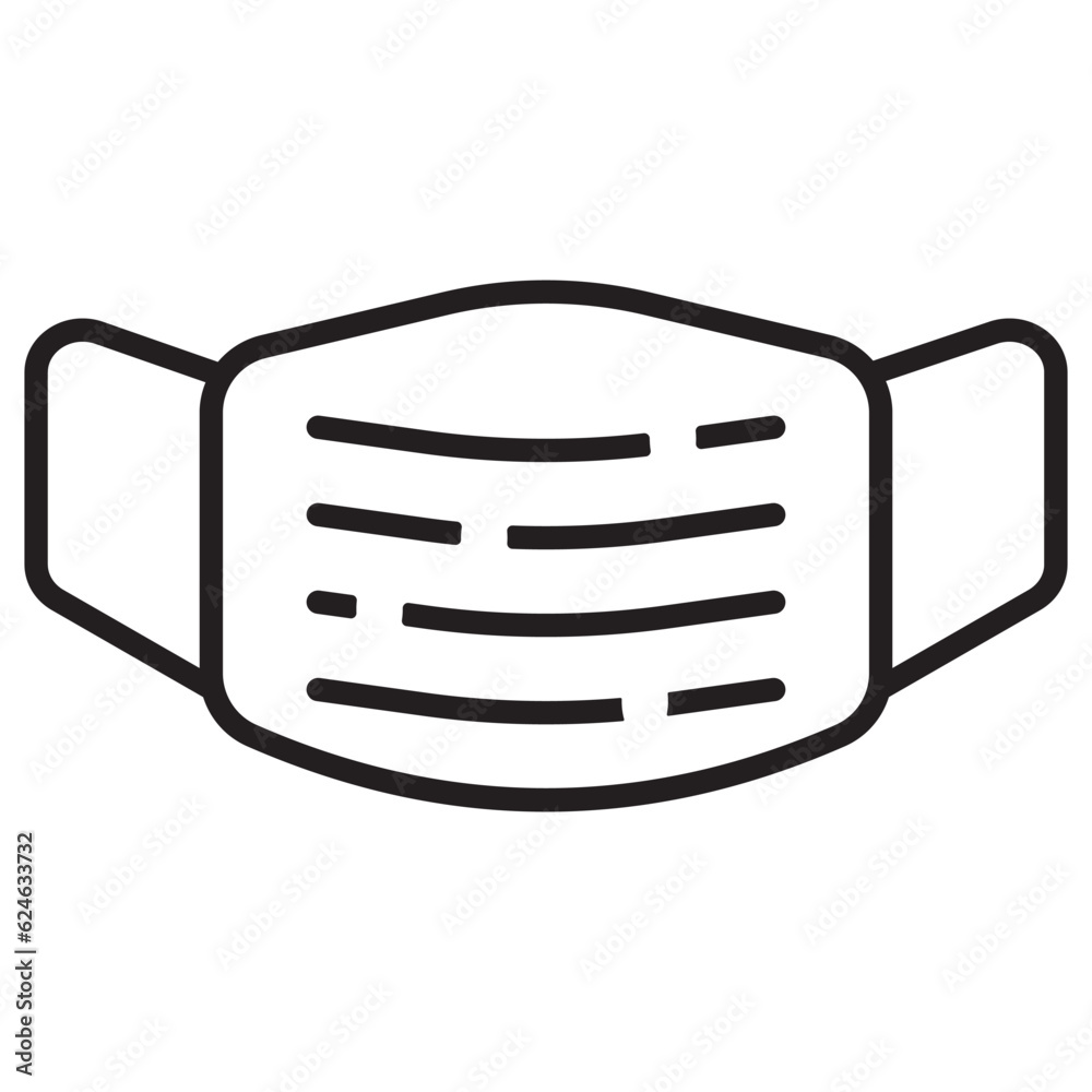 mask icon vector mask icon vector