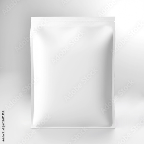 Blank bag packaging mockup, generative ai,