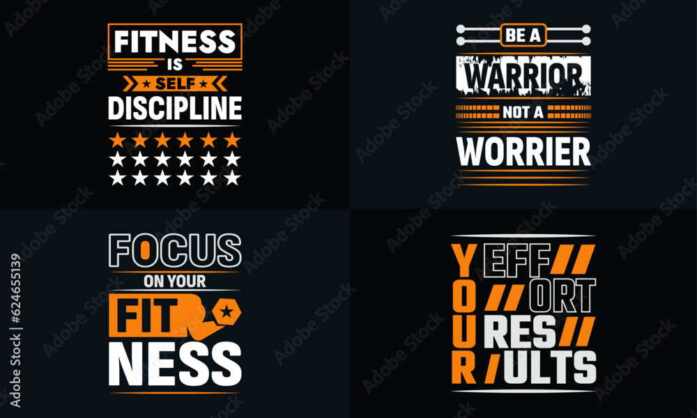 best typography t shirt design for gym and fitness inspiration and motivation