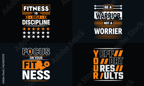 best typography t shirt design for gym and fitness inspiration and motivation