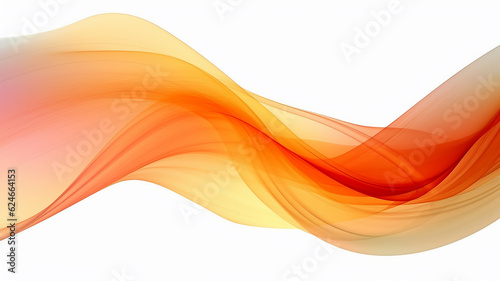 light orange lines on a white background silk. Generative AI