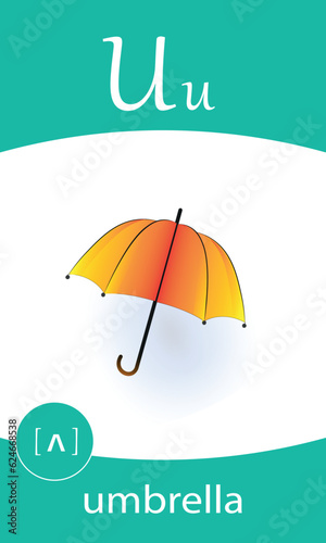 Photography English alphabet flash card