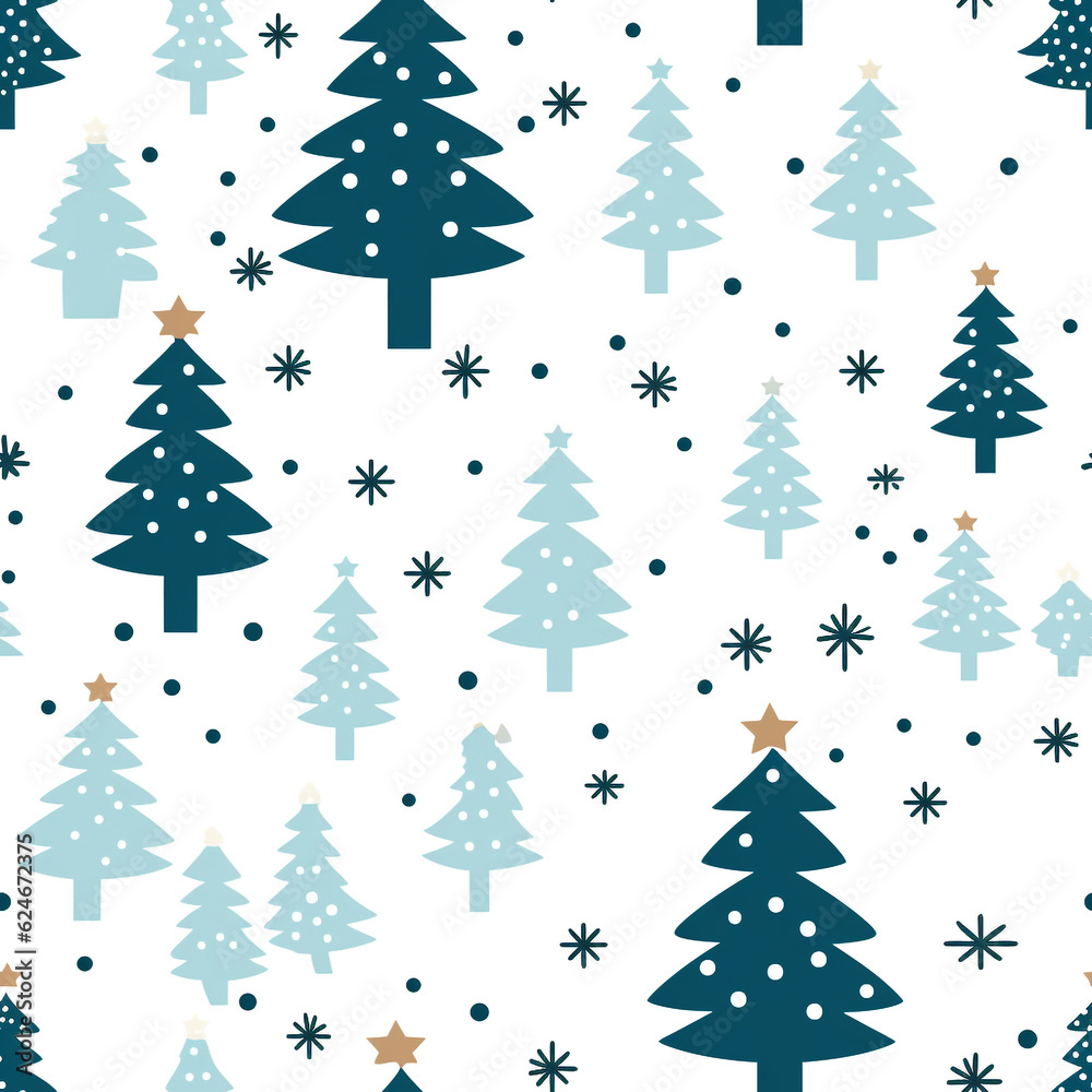 christmas concept pattern seamless. generative ai.
