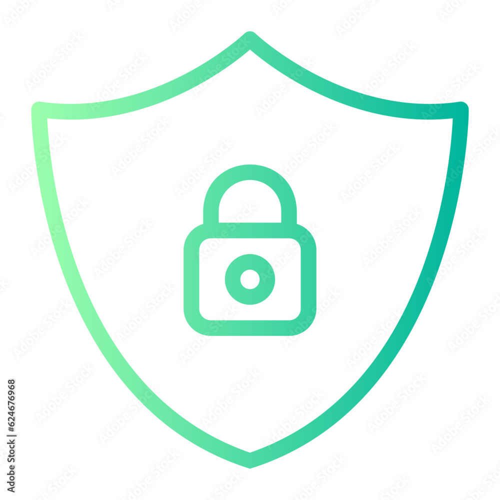 security gradient icon security gradient icon