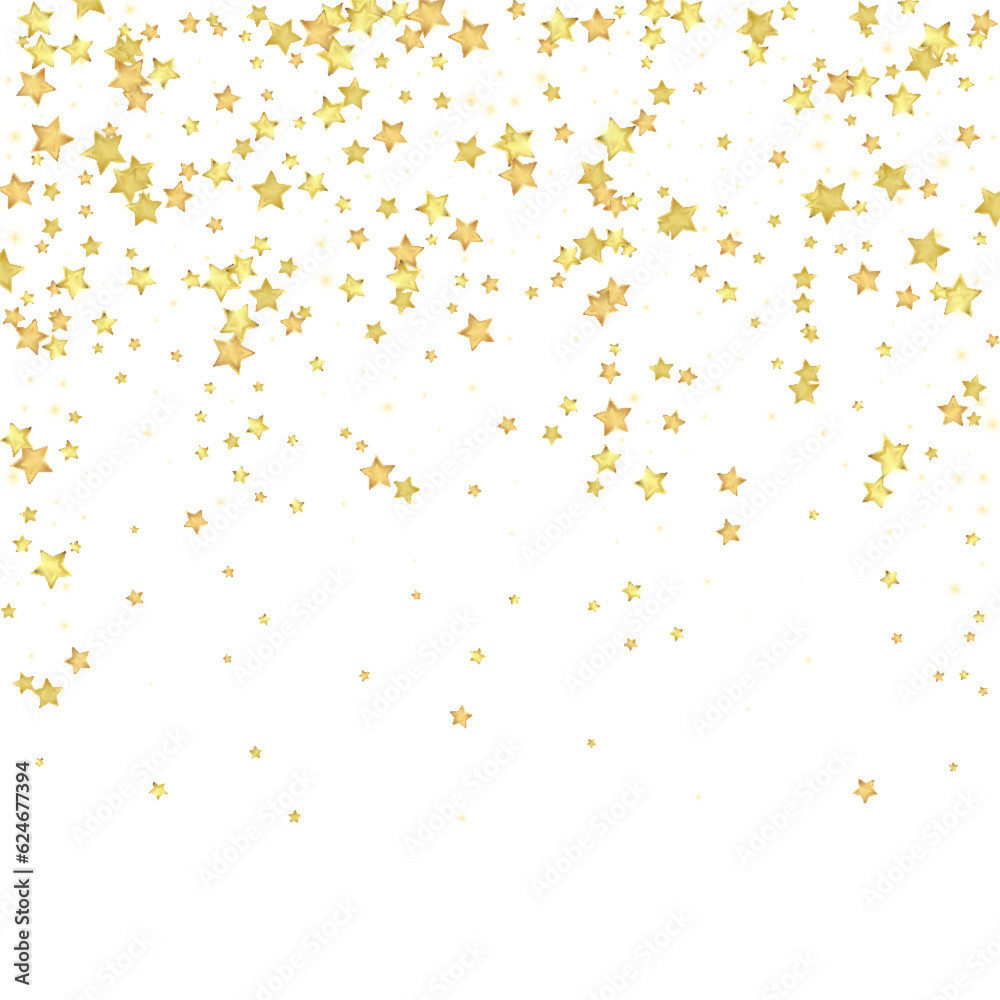 Magic stars vector overlay. Gold stars scattered Magic stars vector overlay. Gold stars scattered