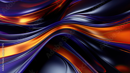 Colorful abstract lines background painted with vibrancy - a dynamic infographic web illustration with captivating motion blur