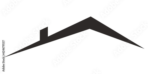 Roof house icon vector, house roof icon vector flat trendy style isolated on white background.
