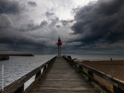 Obraz na płótnie Phare de Trouville, Calvados, Manche w salonie