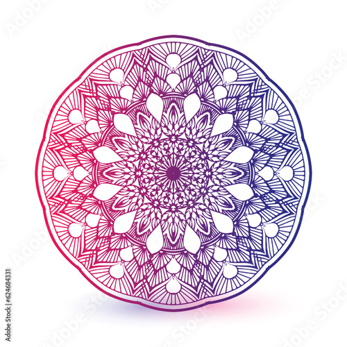 Luxury mandala background with decoration arabic islamic east style
