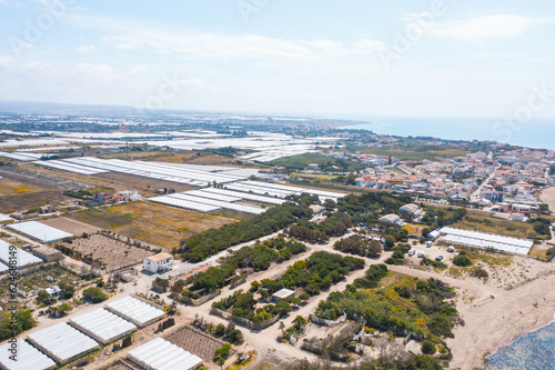 Innovation and Infinite land of Greenhouses for tomatoes In Sicily
